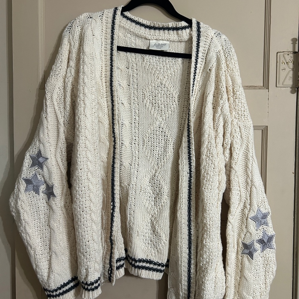 Taylor Swift Folklore Cardigan with Star Details